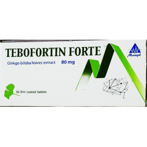 TEBOFORTIN FORTE 80 MG ( GINKGO BILOBA ) 30 F.C.TABLETS